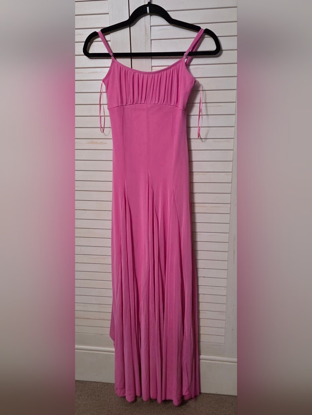 NWT Altar'd State Bianka Drop Waist Maxi Dress Pink Size XS